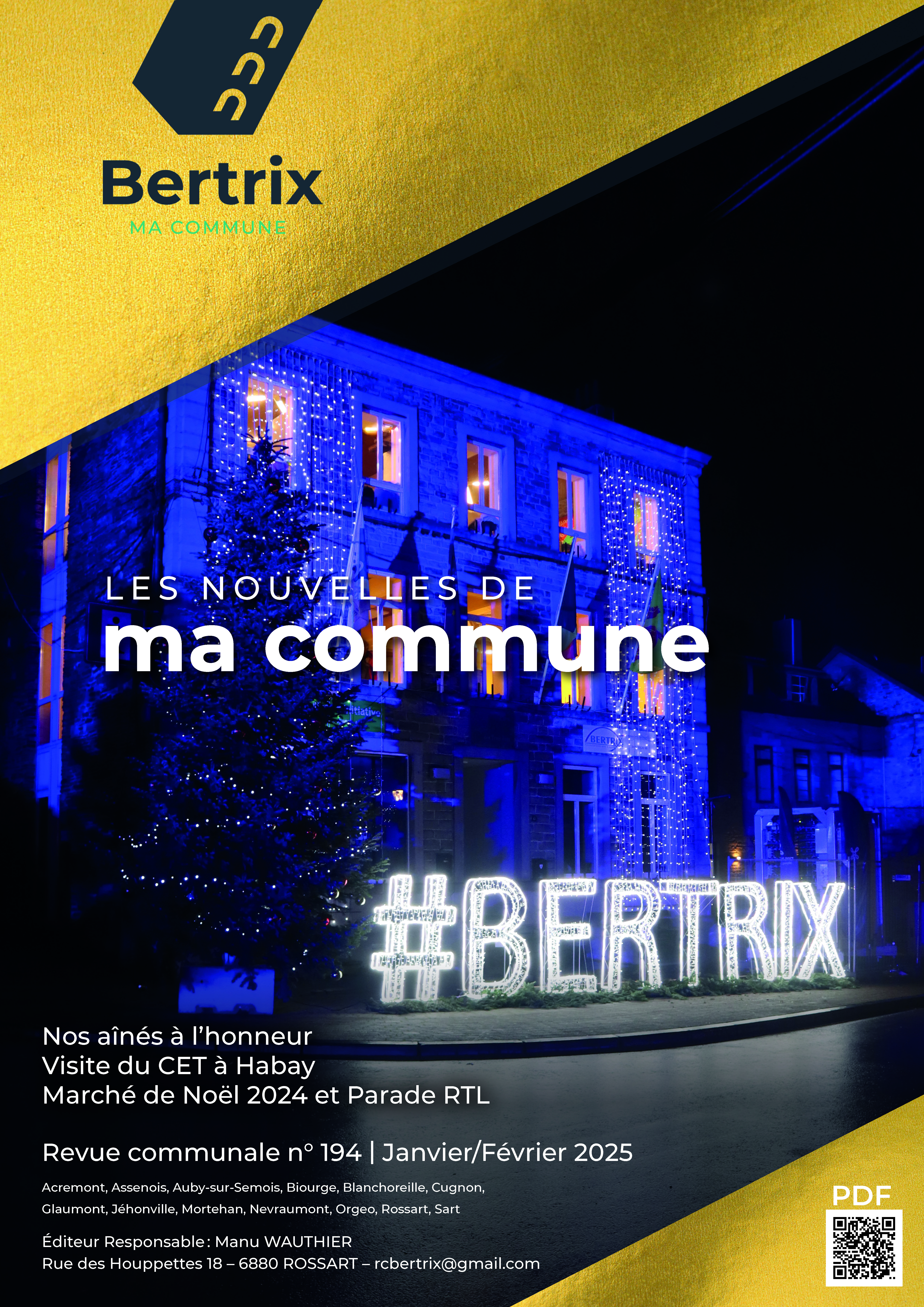 Couverture du bulletin — Bertrix