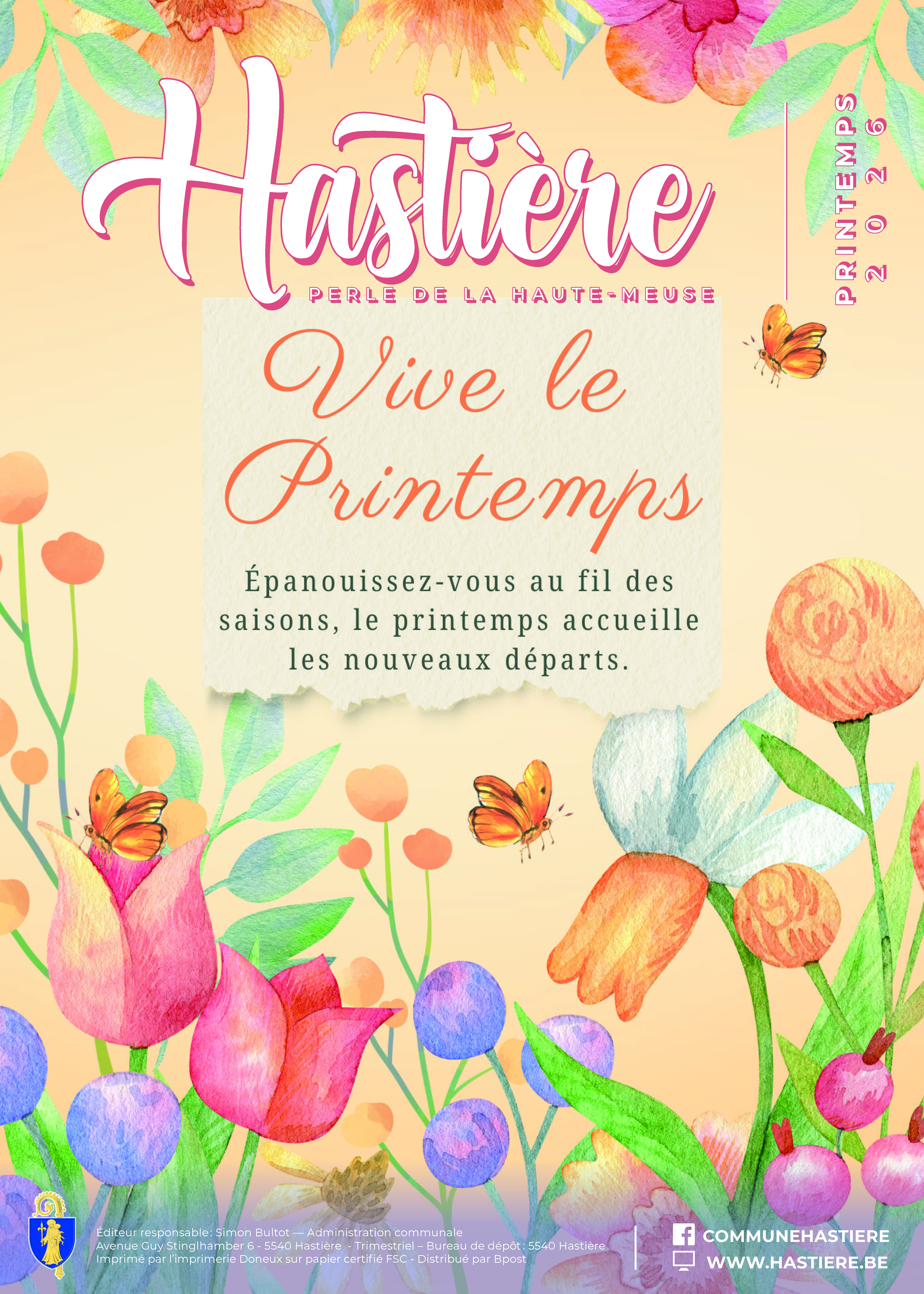 Couverture du bulletin — Hastière