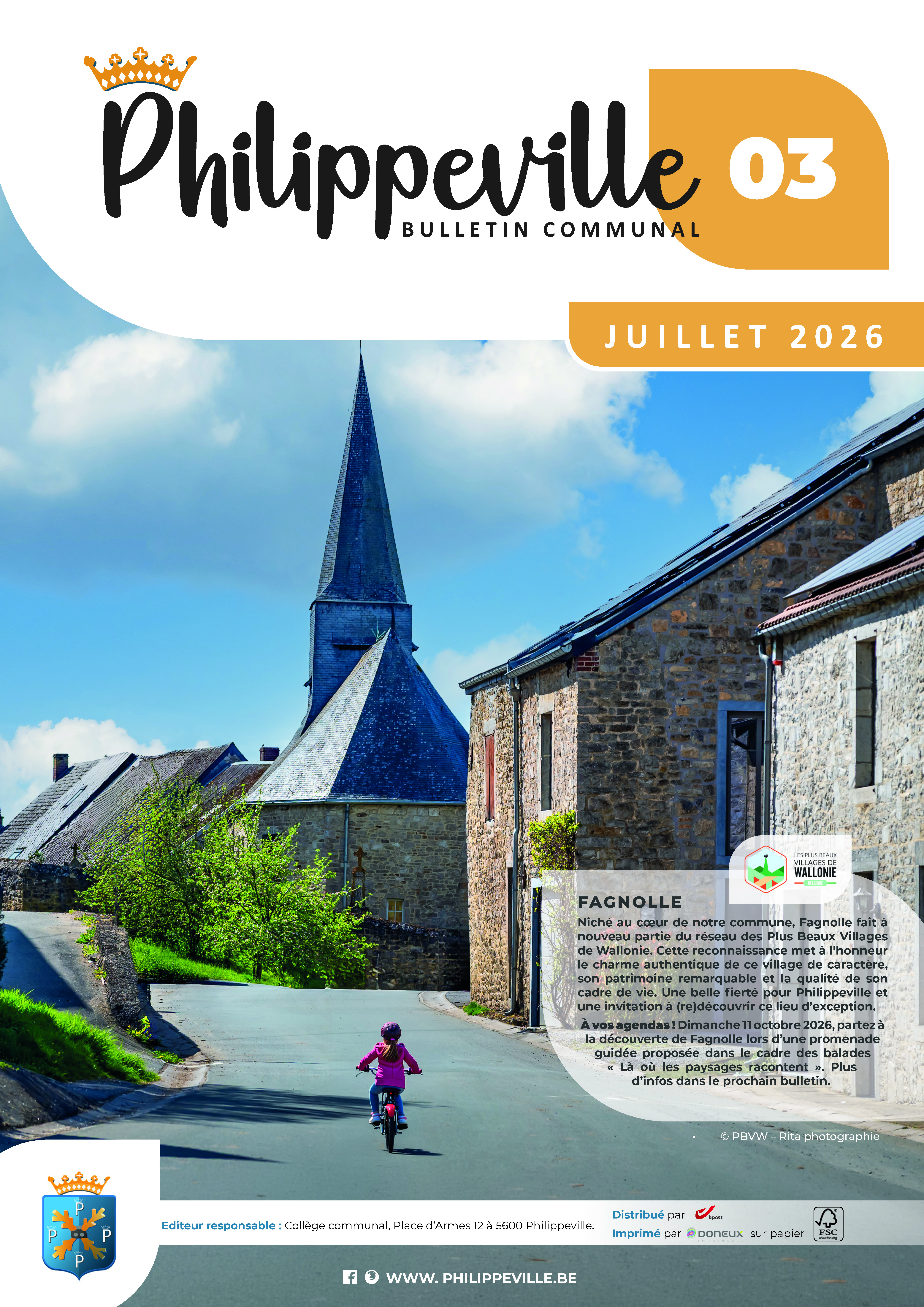 Couverture du bulletin — Philippeville
