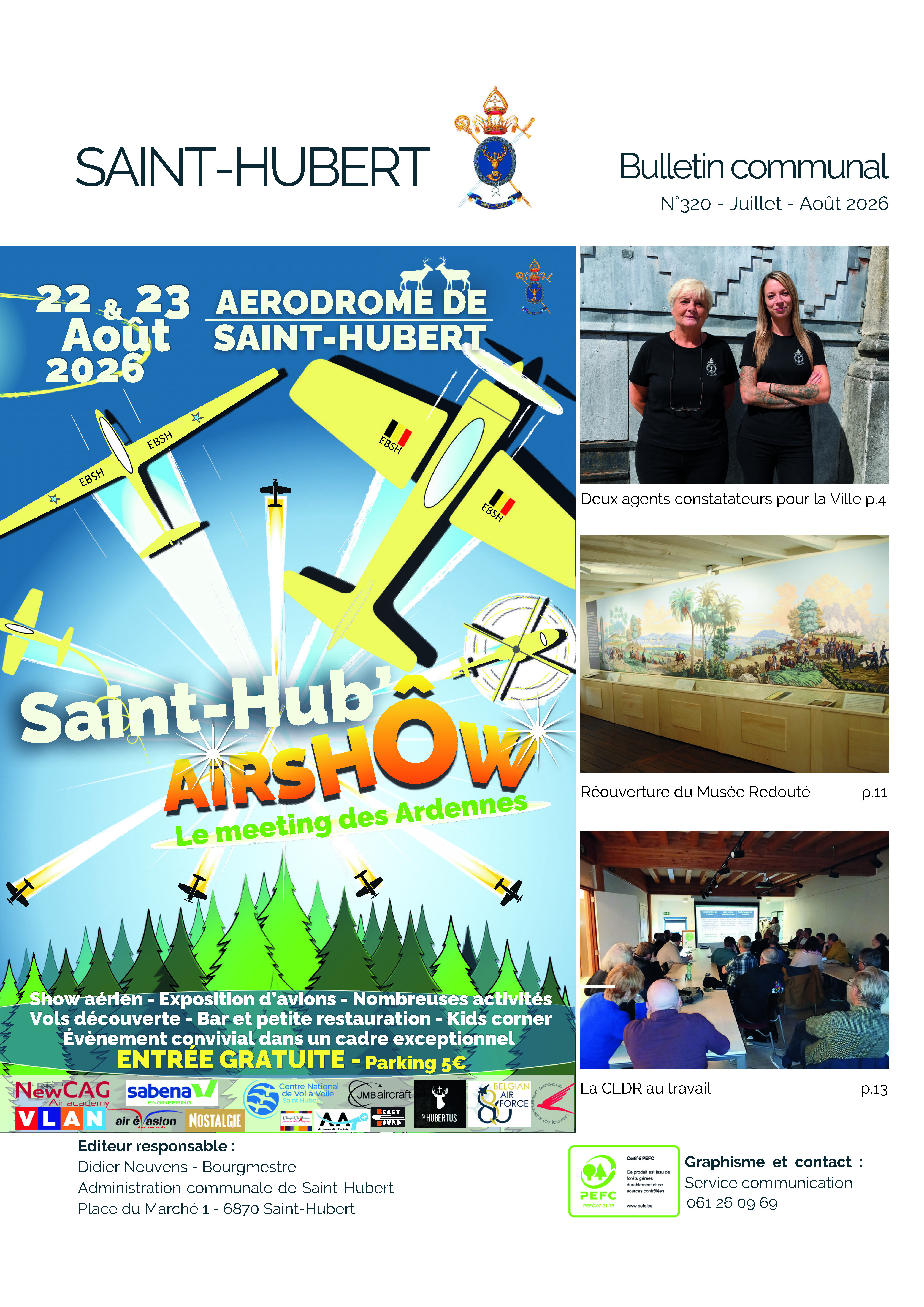 Couverture du bulletin — Saint-Hubert