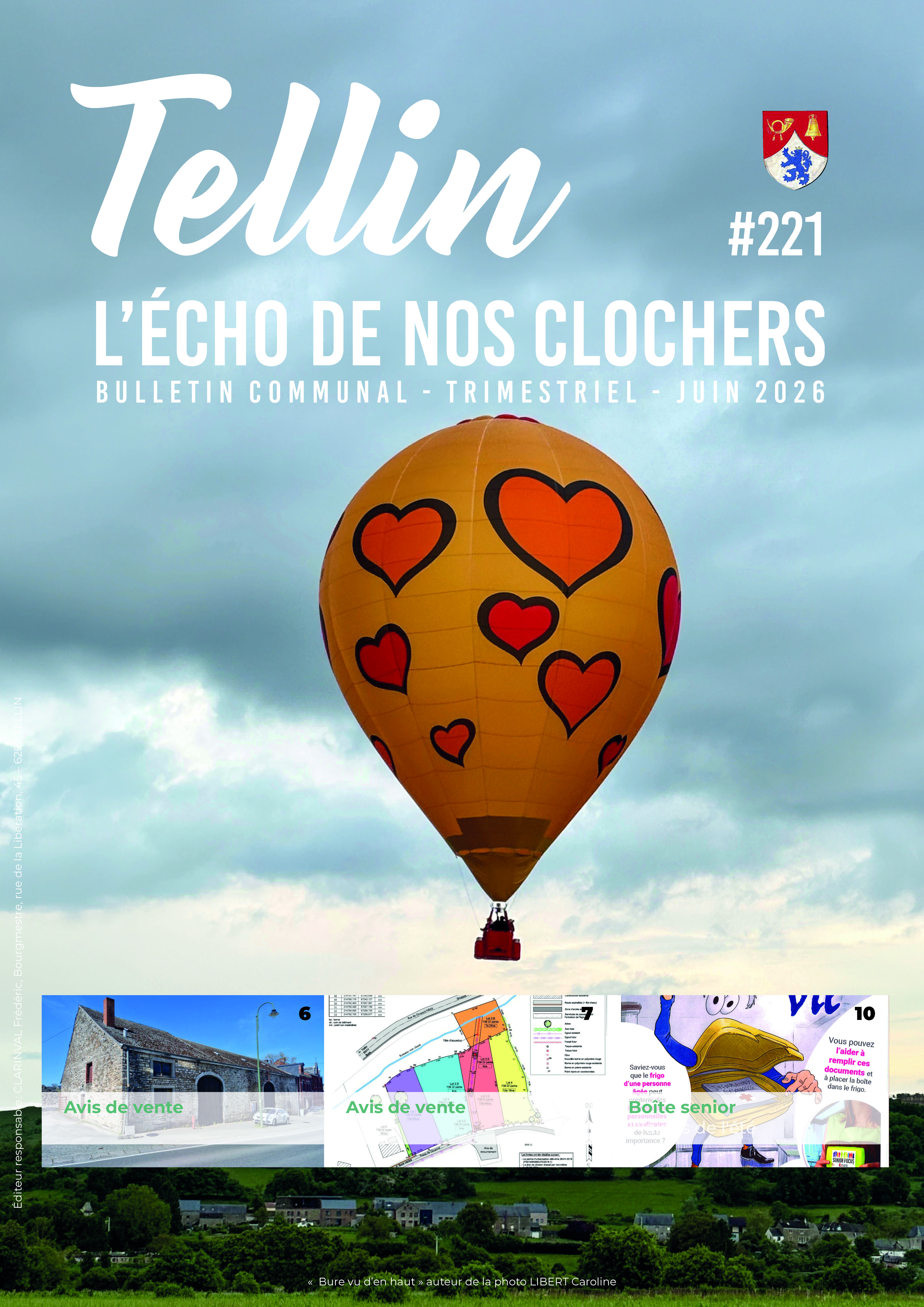 Couverture du bulletin — Tellin